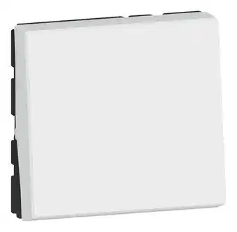 Legrand interrupteur va-et-vient lumineux 2 modules "mosaic" blanc