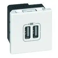 Brico Dépôt Legrand prise double usb type-a 2,4a "mosaic" offre