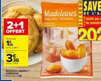 Carrefour Madeleines coquilles Carrefour offre