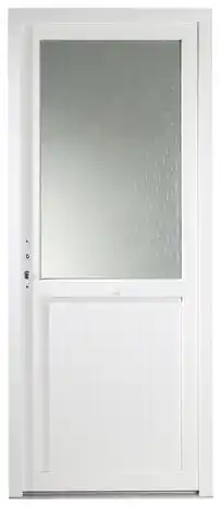 Brico Dépôt Bloc-porte de service vitré pvc poussant gauche - h. 205 x l. 80 cm offre