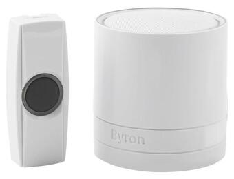 Brico Dépôt Carillon + sonnette sans fil blanc "byron" offre