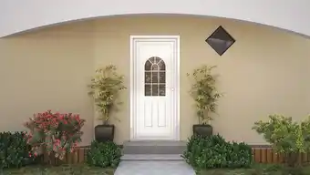 Brico Dépôt Porte d'entrée pvc "kiev" h. 215 x l. 90 cm droite offre