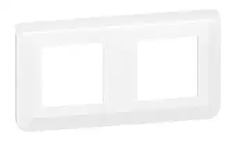 Brico Dépôt Legrand plaque 2 x 2 modules horizontales "mosaic" offre