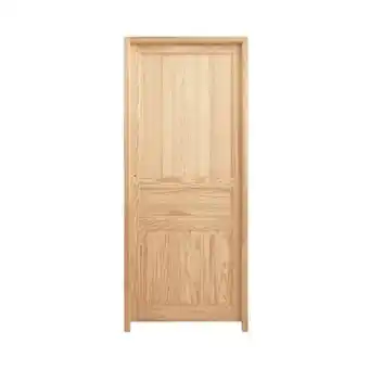 Brico Dépôt Bloc-porte 3 panneaux prépeint "ordesa" - l. 83 cm offre