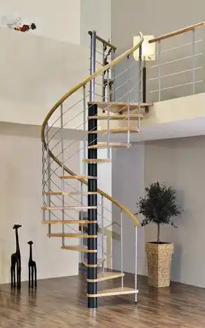 Escalier autoportant helicoïdal