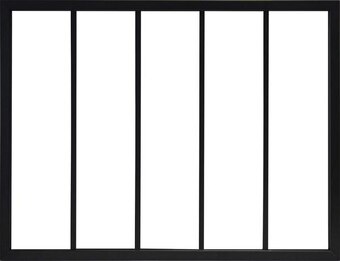 Brico Dépôt Verriere industrielle 5 panneaux h.105 cm x l. 135 cm x epaisseur : 40 mm offre