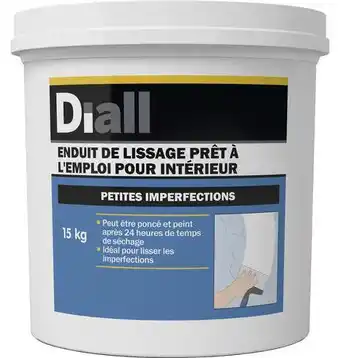 Brico Dépôt Diall enduit de lissage en pâte 15 kg offre
