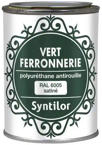 Brico Dépôt Syntilor peinture ferrronnerie verte satinée 0,25 l offre