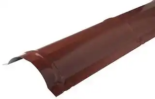 Faitière demi-ronde pour plaque imitation tuile rouge