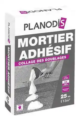 Brico Dépôt Planodis mortier colle adhésif en poudre 25 kg offre