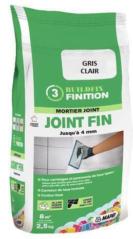 Brico Dépôt Mapei mortier pour joint fin - gris clair - 2,5 kg offre