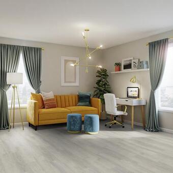 Brico Dépôt Gerflor lame pvc clipsable "batiste" l. 21 x l. 123 cm x ép. 4 mm offre