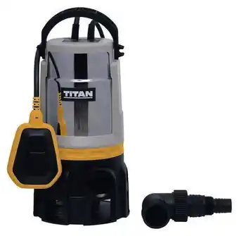 Brico Dépôt Titan pompe vide-cave "titan" à eaux chargées 750 w - 14000 l/h. offre