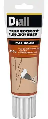 Brico Dépôt Diall enduit de rebouchage en pâte 330 g offre