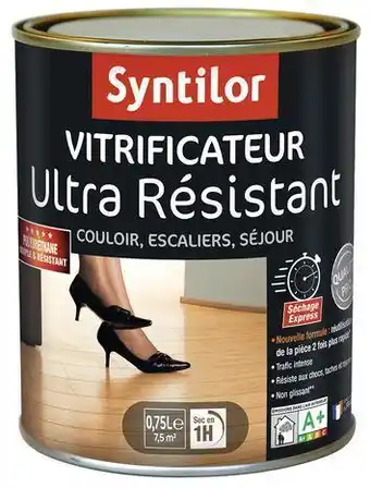 Brico Dépôt Syntilor vitrificateur parquet ultra résistant mat 0,75 l offre