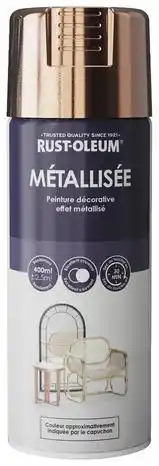 Brico Dépôt Aérosol métallisée 400ml chrome cuivre offre