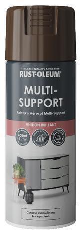 Aérosol multi support 400ml brun brillant