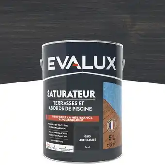 Brico Dépôt Evalux saturateur gris anthracite 5 l offre