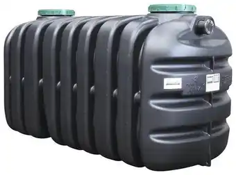 Fosse septique toutes eaux à nervures en polyéthylène 3000 l