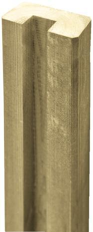 Brico Dépôt Goodhome demi poteau bois classe 4 "lemhi" - h. 2,40 m section 90 mm x 45 mm offre