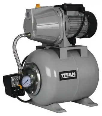 Brico Dépôt Titan surpresseur "titan" à eaux claires 1100 w + réservoir 20 l - 4600 l/h. offre
