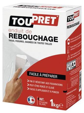 Brico Dépôt Toupret enduit de rebouchage en poudre 1 kg offre
