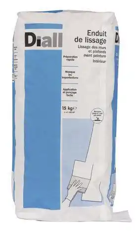 Brico Dépôt Diall enduit de lissage en poudre - sac de 15 kg offre