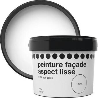 Brico Dépôt Peinture façade blanche mat 10l offre