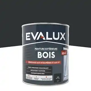 Brico Dépôt Evalux peinture extérieur bois 2,5 l noir satin offre