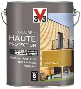 Brico Dépôt V33 lasure ton chêne clair satin 5 l offre