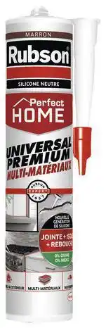 Brico Dépôt Mastic silicone "rubson" - marron - 280 ml offre