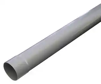 Brico Dépôt First tube de descente gouttières en pvc, ø 80 mm l. 2 m colori gris offre