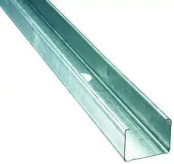 Montant profil en acier galvanisé type c34/46/36 - l. 3 m x ép. 48 mm