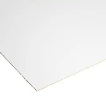 Brico Dépôt Panneau de fibre de bois laqué blanc - l. 122 x l. 61 cm x ép. 3 mm offre