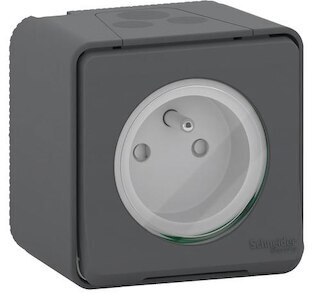 Brico Dépôt Schneider electric prise 2p+t étanche mureva styl offre