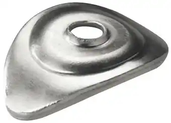 Lot de 100 plaquettes ovales aluminium étanches