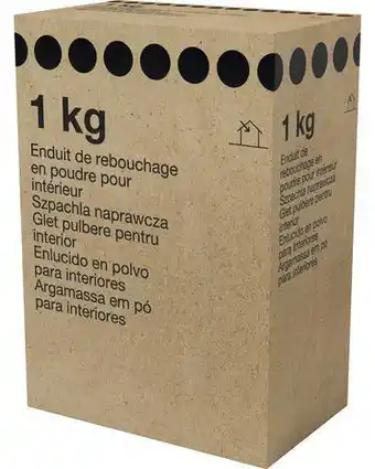 Brico Dépôt Enduit de rebouchage en poudre 1 kg offre