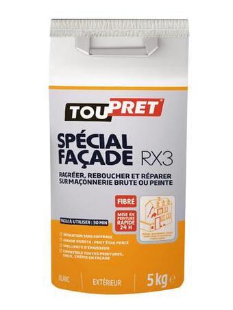 Brico Dépôt Toupret enduit spécial façade coating rx 3 powder - 5 kg offre