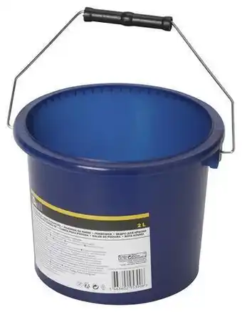 Brico Dépôt Diall seau bleu en plastique 2 l offre