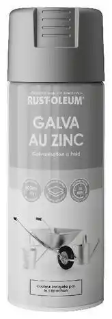 Brico Dépôt Aérosol galva et zinc - 400 ml - gris mat offre