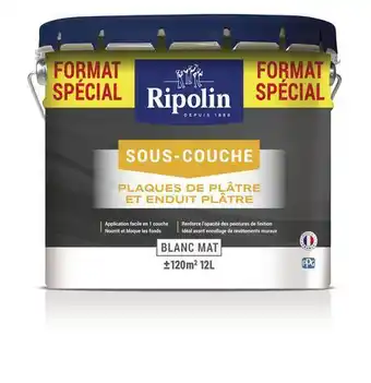 Brico Dépôt Ripolin sous couche plâtres 12 l offre