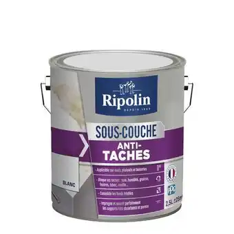 Brico Dépôt Ripolin sous couche anti tâche 2,5 l offre