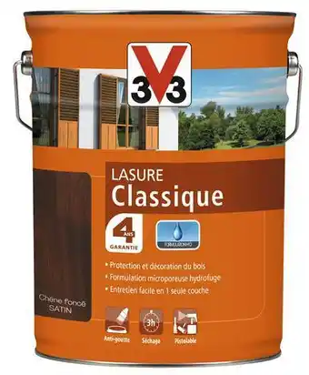 Brico Dépôt V33 lasure classique ton chêne foncé 5 l offre