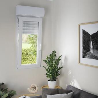 Brico Dépôt Goodhome fenêtre pvc blanc oscillo-battante 1 vantail + volet roulant h.115 x l.60 cm offre