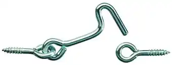 Brico Dépôt Afbat crochet de contrevent en acier zingué blanc 6x200 mm offre