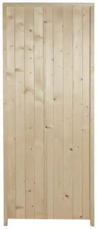 Brico Dépôt Porte de service en bois poussant gauche 200 x 80 cm offre
