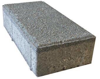 Brico Dépôt Pavé béton anthracite 20 x 10 cm offre