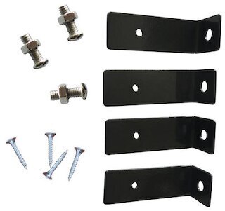 Brico Dépôt Blooma lot 4 équerres de fixation pour clôture "neva" offre