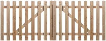 Brico Dépôt Kit barrière en bois douglas l. 3 x h. 1,18 m offre