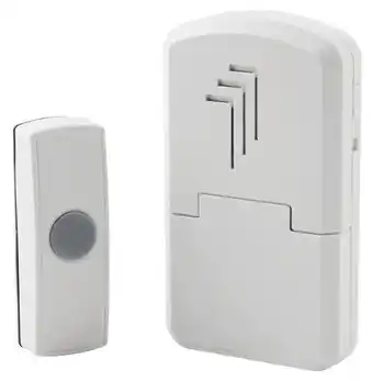 Brico Dépôt Blyss carillon + sonnette batterie blanc offre